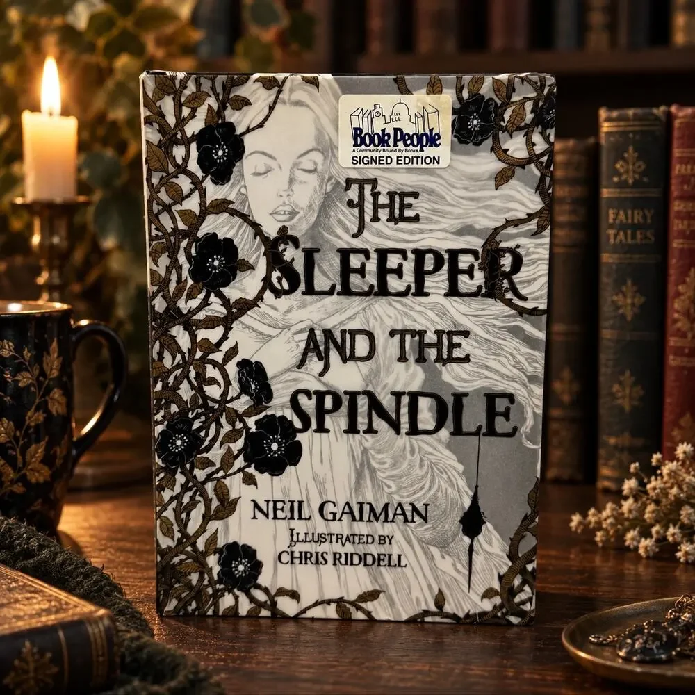 Neil Gaiman The Sleeper and the Spindle SIGNED Edition HC Chris Riddell 2015